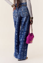 Load image into Gallery viewer, CHANEL CC Monogram Denim Jeans
