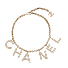 Load image into Gallery viewer, Chanel Crystal Letter Necklace - Spring/Summer 2019