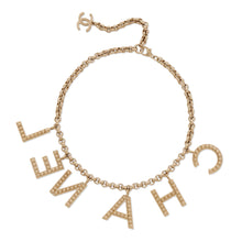 Load image into Gallery viewer, Chanel Crystal Letter Necklace - Spring/Summer 2019
