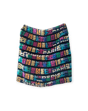 Load image into Gallery viewer, Chanel Runway Multicolour Logo Silk Ruffle Mini Skirt - Fall 2021
