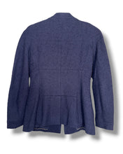 Load image into Gallery viewer, CHANEL Navy Tweed Zip Jacket –  Size 40
