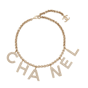 Chanel Crystal Letter Necklace - Spring/Summer 2019