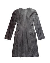 Load image into Gallery viewer, CHANEL pinstripe wool long coat
