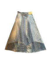 Load image into Gallery viewer, CELINE by HEDI SLIMANE patchwork denim skirt
