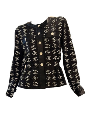 Chanel Monte-Carlo CC Embellished Silk Jacket - Cruise 2022/23