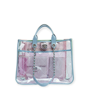 Chanel Coco Splash PVC Quilted Tote - Spring 2018
