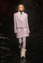 Load image into Gallery viewer, Chanel Lavender Tweed Jacket &amp; Skirt - Fall 2021 - Full Look 19
