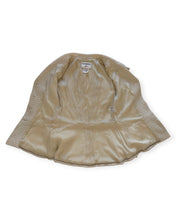 Load image into Gallery viewer, CHANEL Beige Knit Blazer - Cruise 2000
