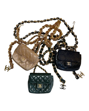 Chanel Classic Flap Micro Belt Bag - 1990s
