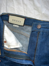 Load image into Gallery viewer, GUCCI by ALESSANDRO MICHELE denim wide leg trousers
